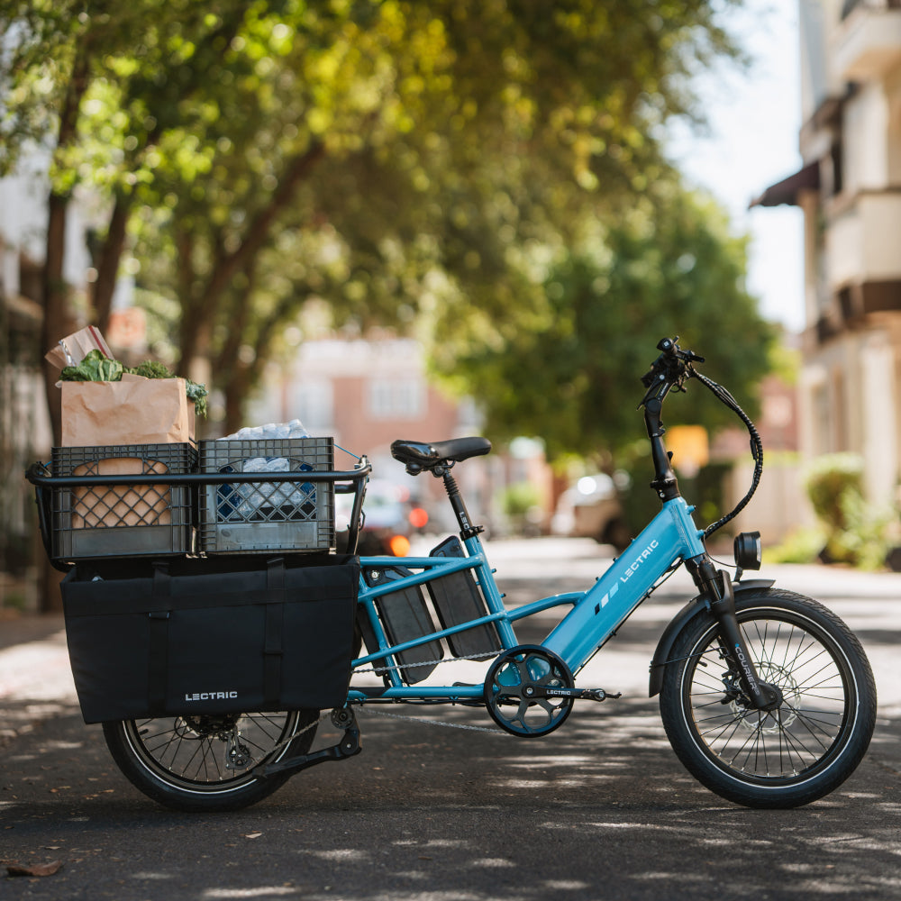 electric utility bicycle Cargo Bike | Edison Bicycles Atlanta test ride The Original: Electric Cargo Bike