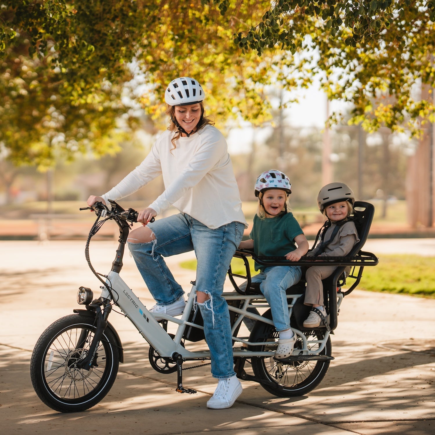 family electric bicycle Fiido T3|Cargo E-Bike 100Nm Motor|972Wh Battery|150kg Payload|116.2 miles range The Original is our flagship electric family cargo bike Why More and More Parents