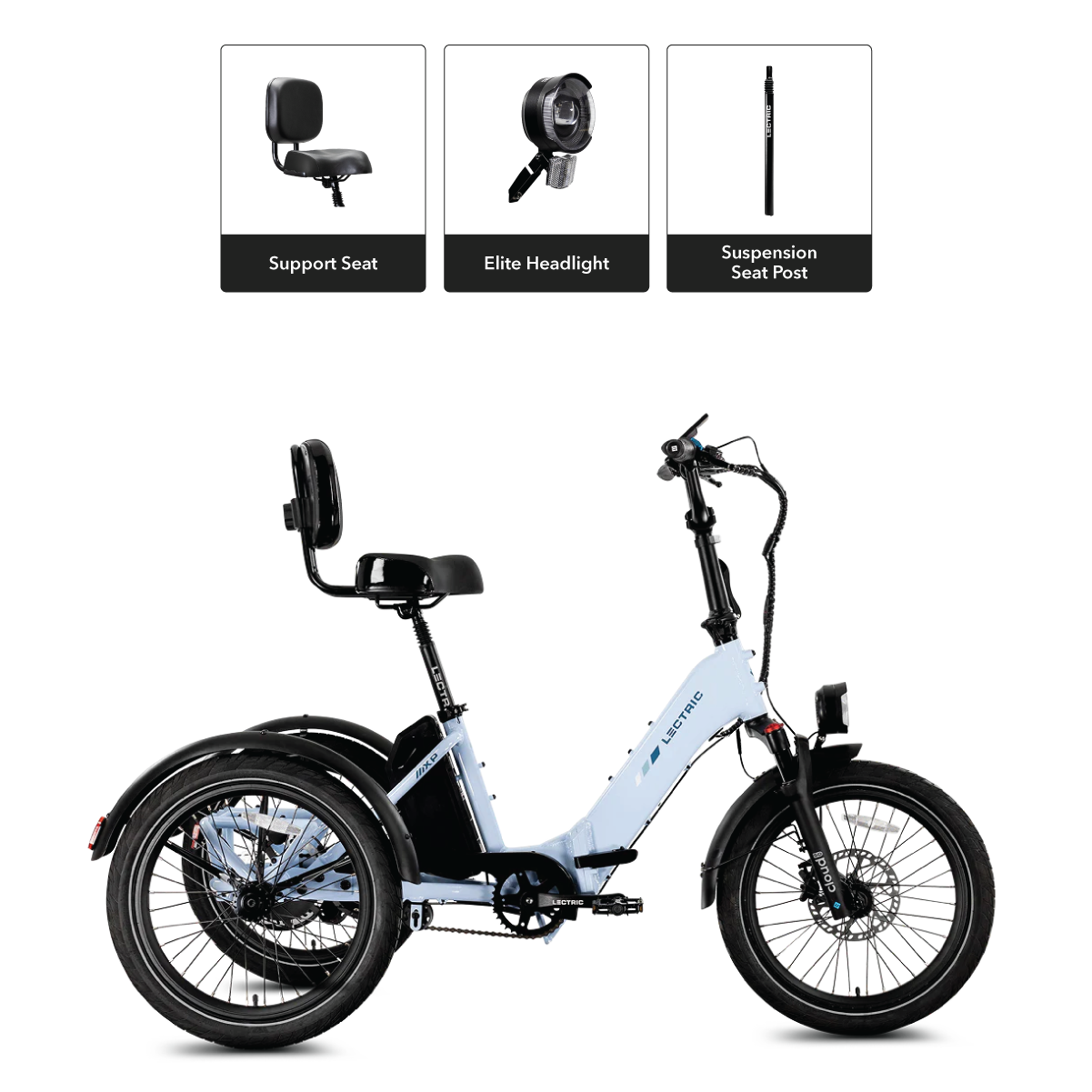 XP Trike2 Glacier Blue eTrike