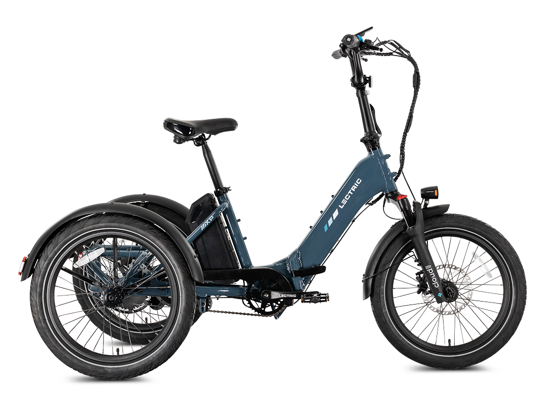 エリスク XP Trike2 750 Dusk Blue Long-Range Electric Tricycle | Lectric eBikes®