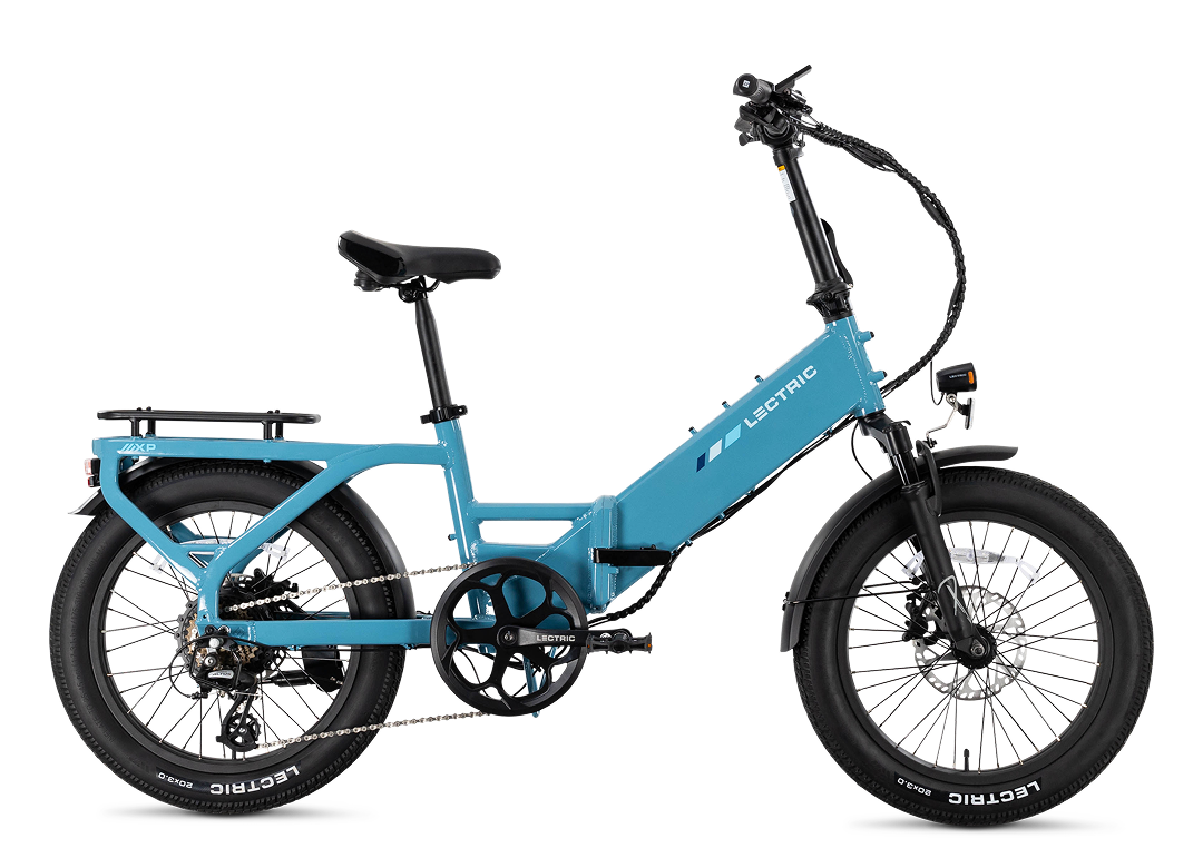 XP4 750w Step-Thru Blue Long-Range Electric Bike
