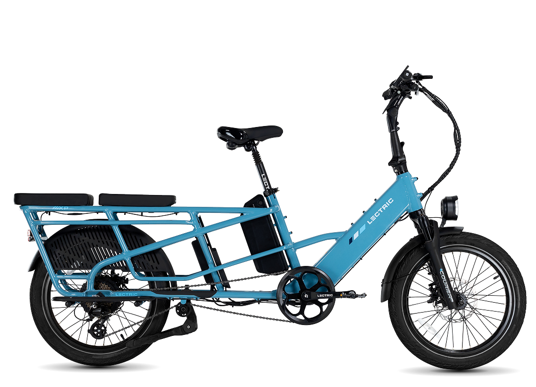 XPedition Raindrop Blue Cargo eBike | Single Battery | Lectric eBikes®