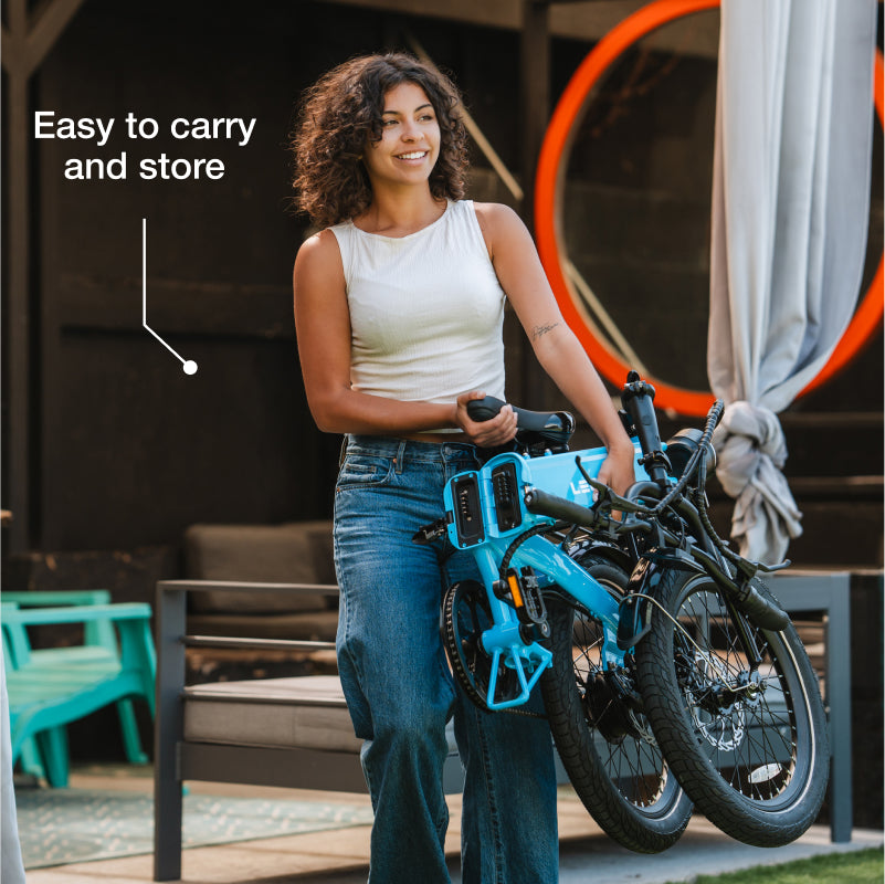 XP Lite2 Lectric Blue Long-Range eBike