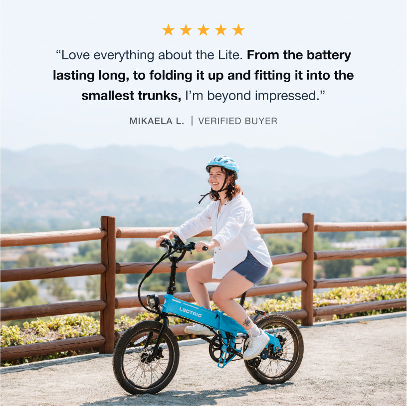XP Lite 2.0 Lectric Blue Long-Range eBike
