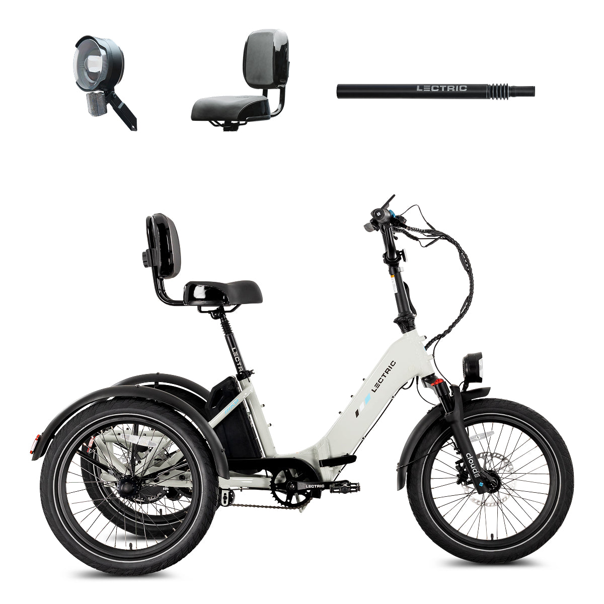 XP Trike2 Stratus White - Special Offer Bundle