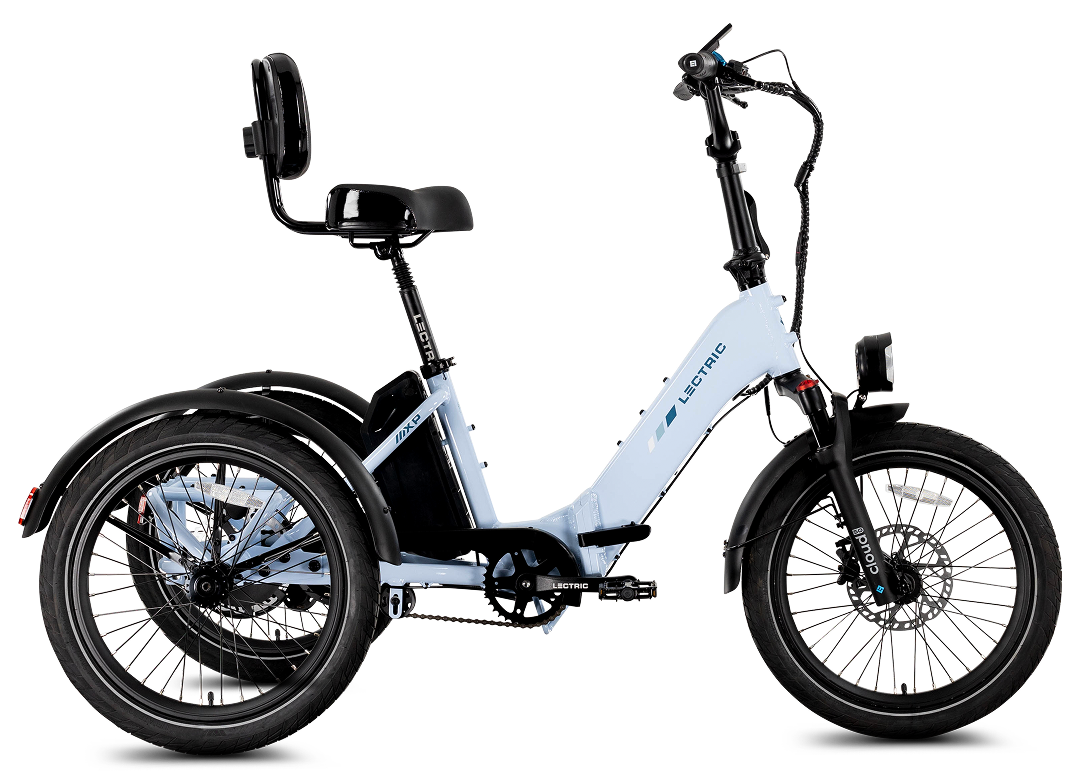 XP Trike2 Glacier Blue Electric Tricycle Lectric eBikes®