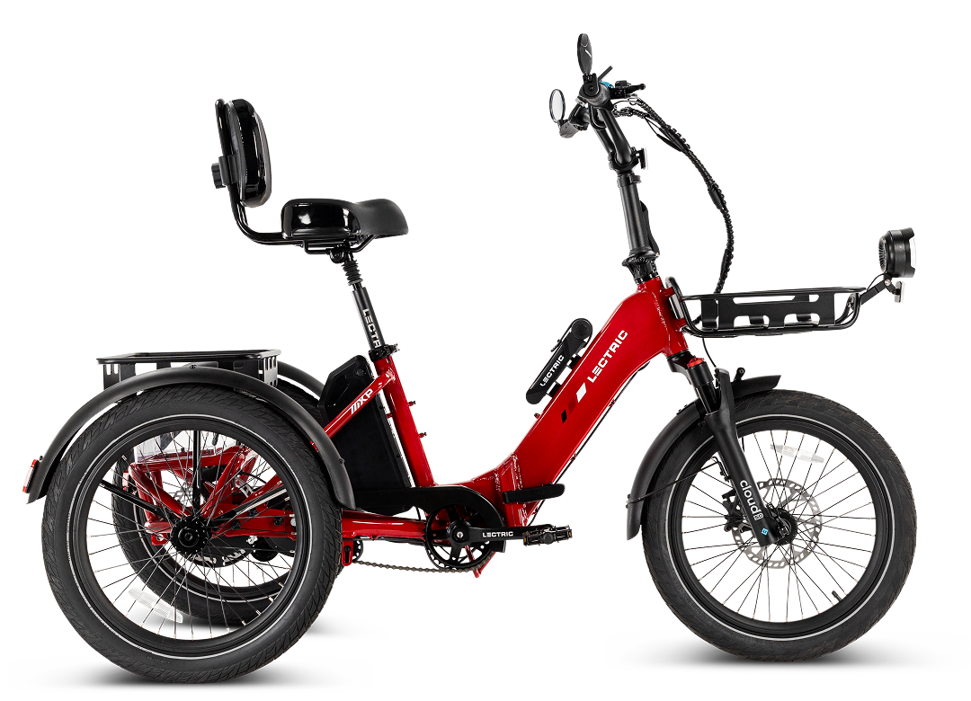 XP Trike2 750 Phoenix Red Long-Range Electric Tricycle | Lectric XP Trike2 750 Phoenix Red Long-Range Electric Tricycle | Lectric