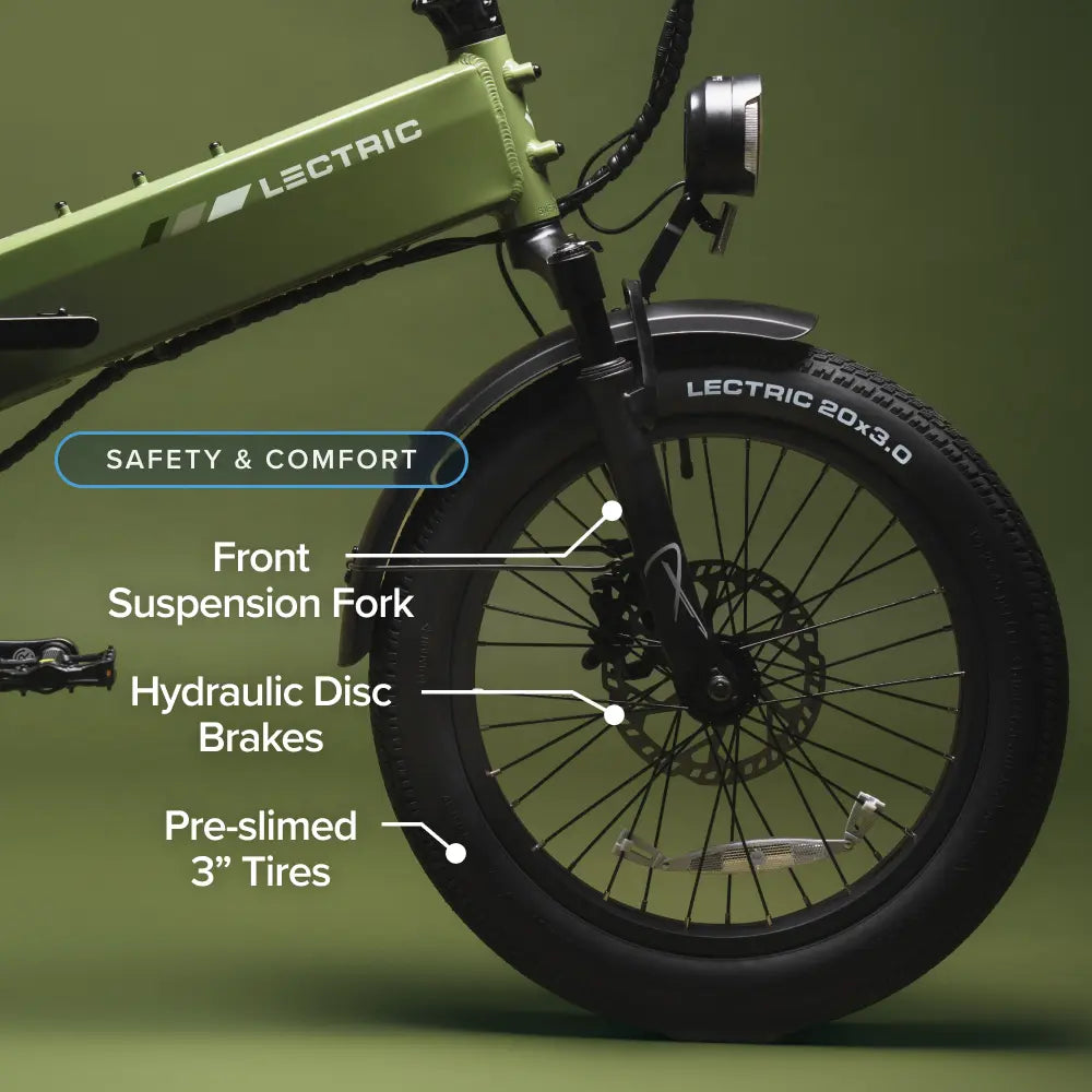 Vélo électrique XP4 750 vert pin