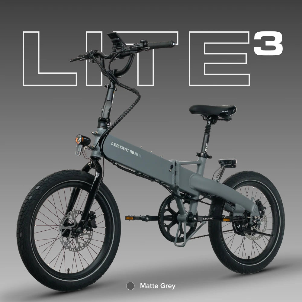 XP Lite3 Matte Grey Long-Range eBike