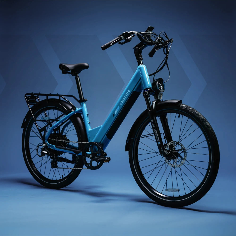 Vélo électrique XPress2 Raindrop Blue Cruiser