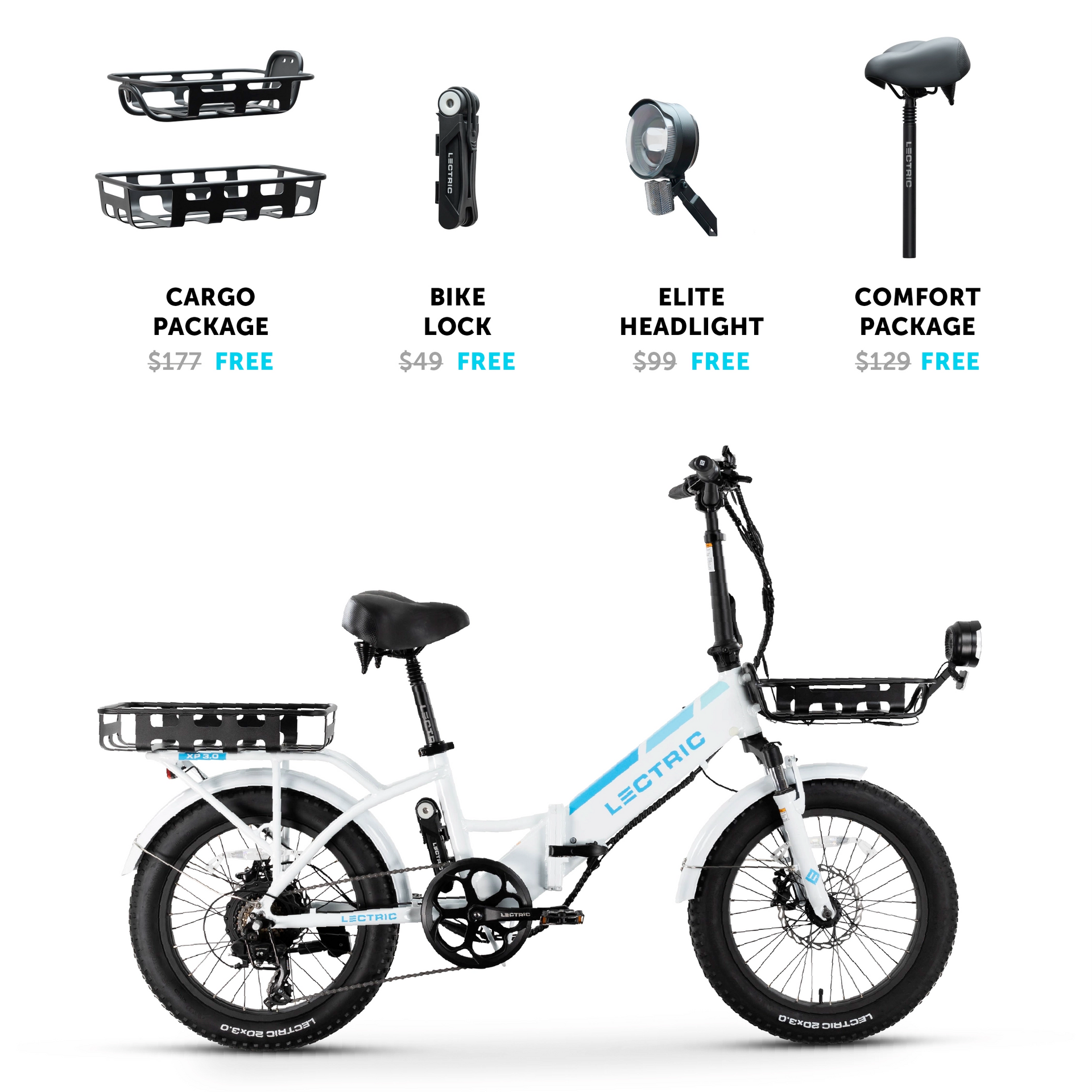 XP Step-Thru 3.0 White Long-Range eBike