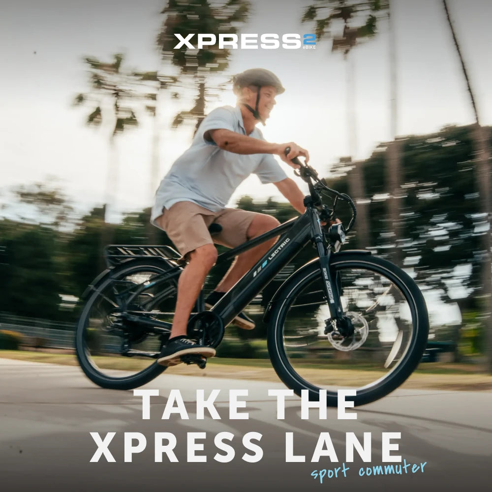 Vélo électrique XPress2 Tempest Grey pour les trajets quotidiens