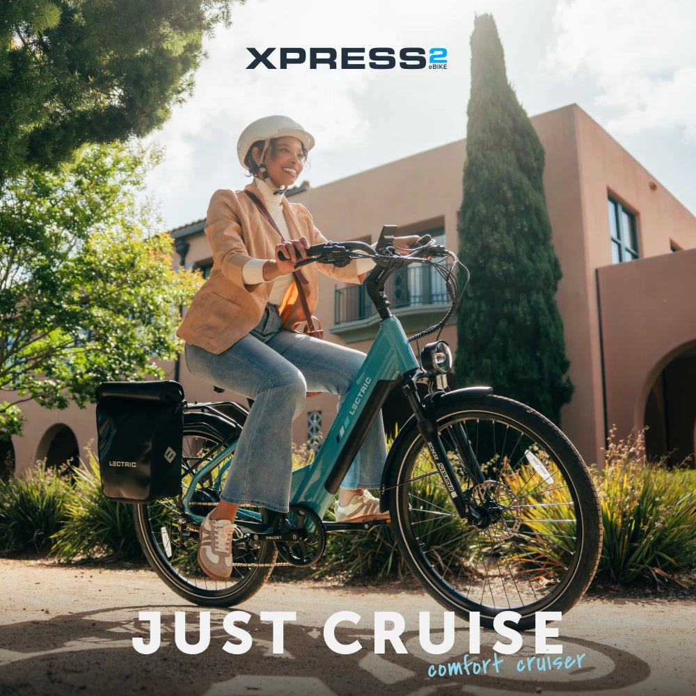 Vélo électrique XPress2 Raindrop Blue Cruiser