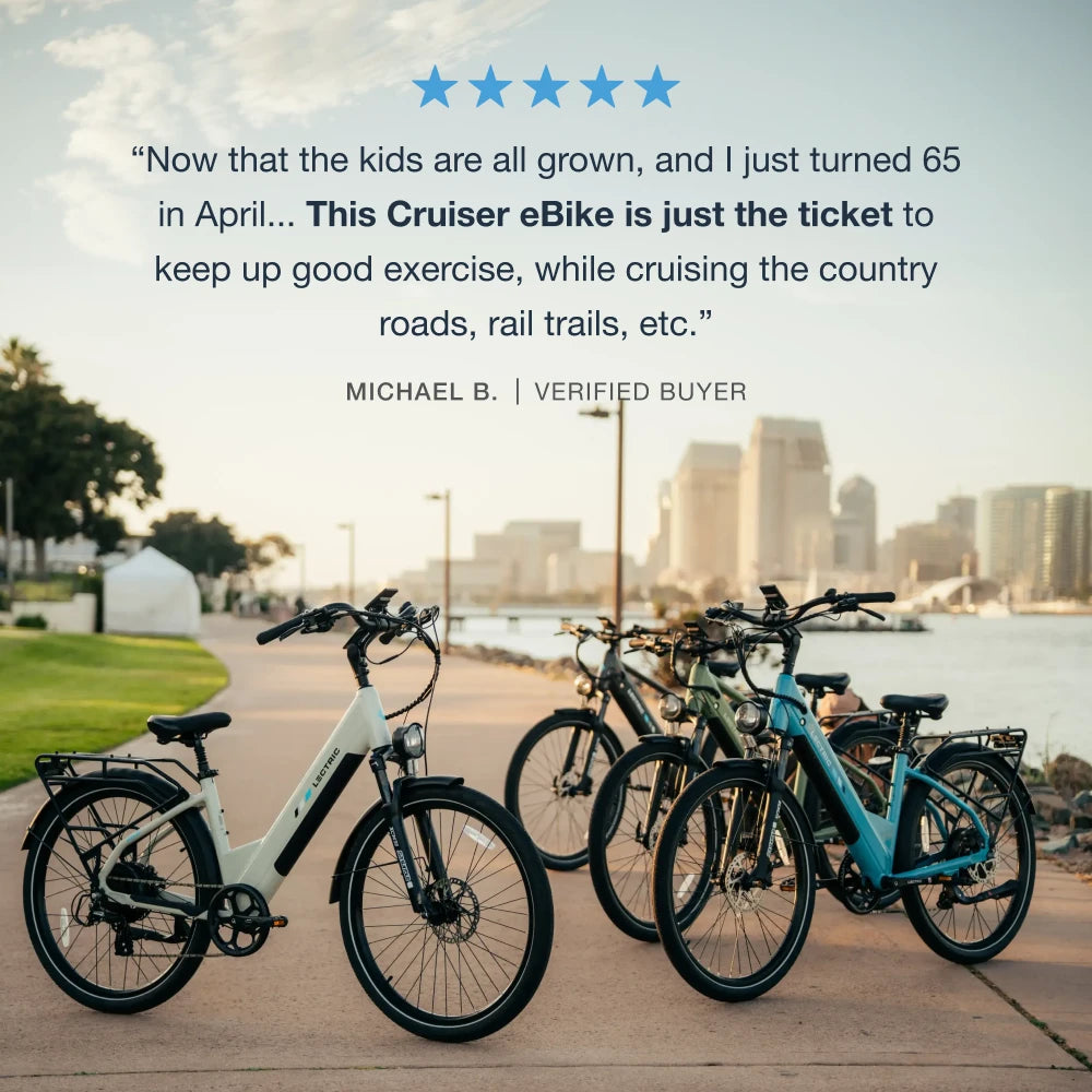 Vélo électrique XPress2 Raindrop Blue Cruiser