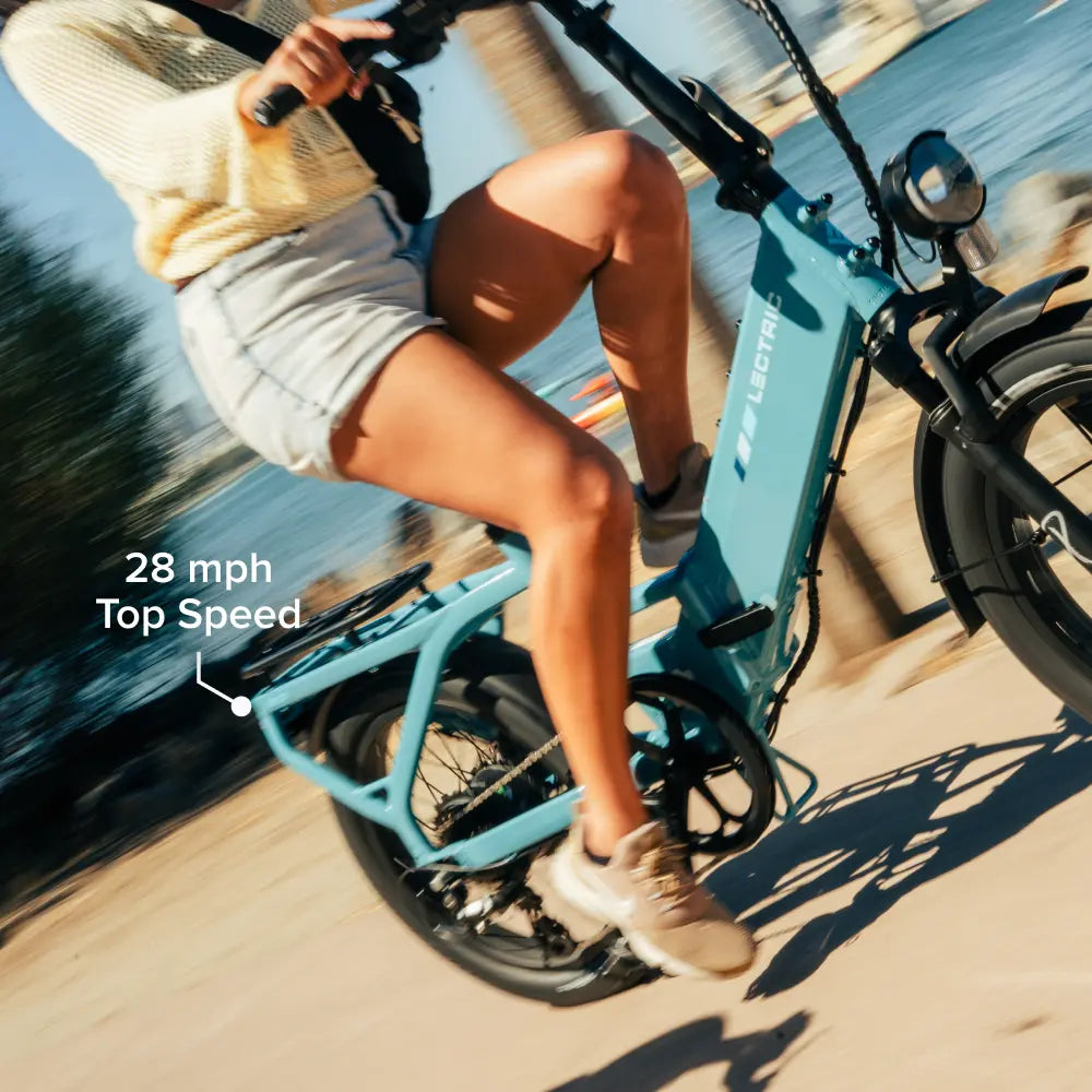 blue electric bicycle XP4 750w Step-Thru Long-Range Bike New Releases: The best-selling so anyone can ride Color:Wasp - Matt Yellow Triple Zipper Tote
