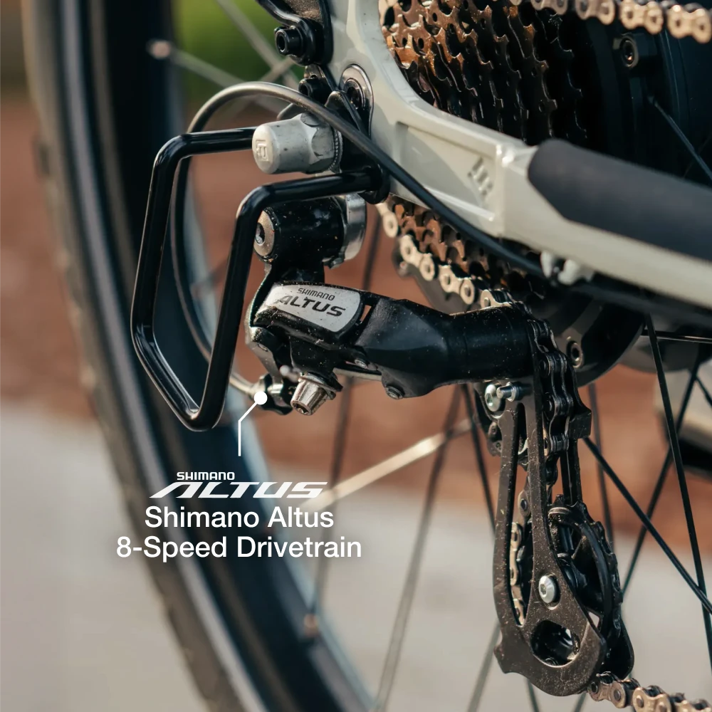 Vélo électrique XPress2 Tempest Grey pour les trajets quotidiens