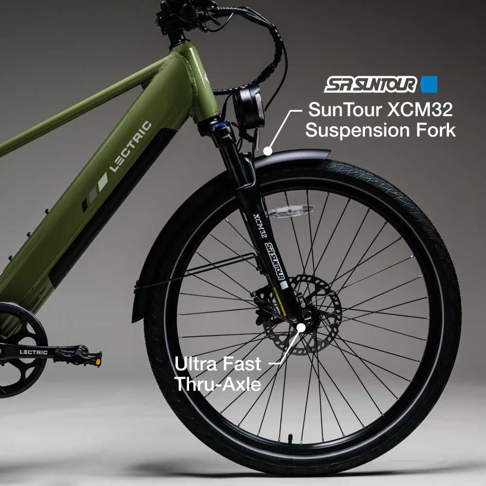 Vélo électrique XPress2 Pine Green pour les trajets quotidiens