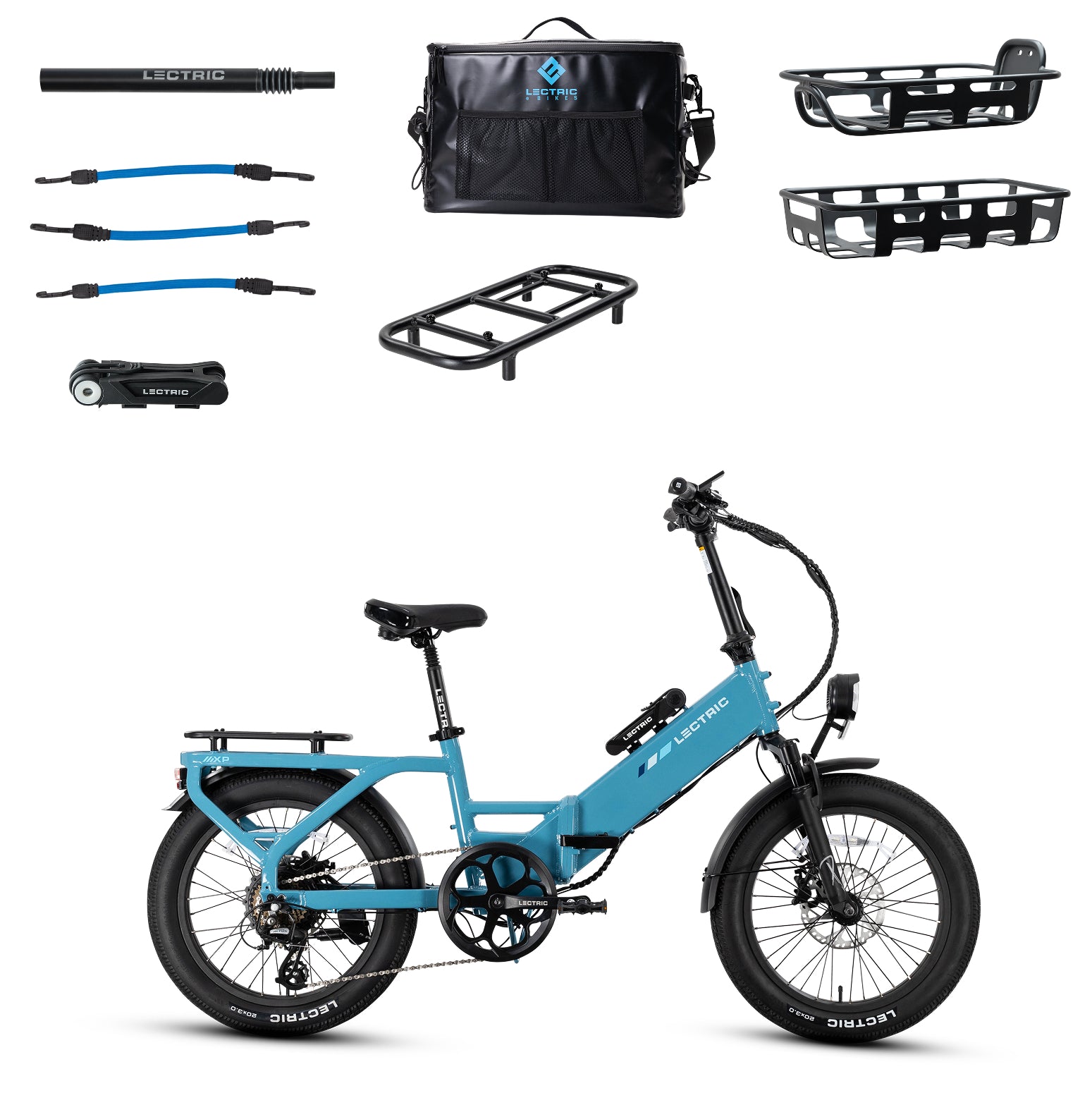 XP4 750 Step-Thru Raindrop Blue - Black Friday Bundle