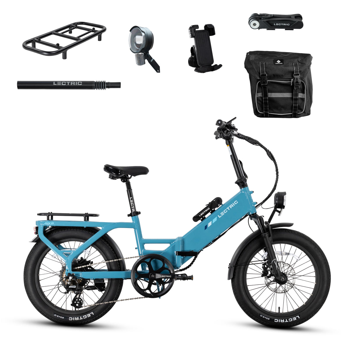 XP4 750 Step-Thru Raindrop Blue - Black Friday Bundle