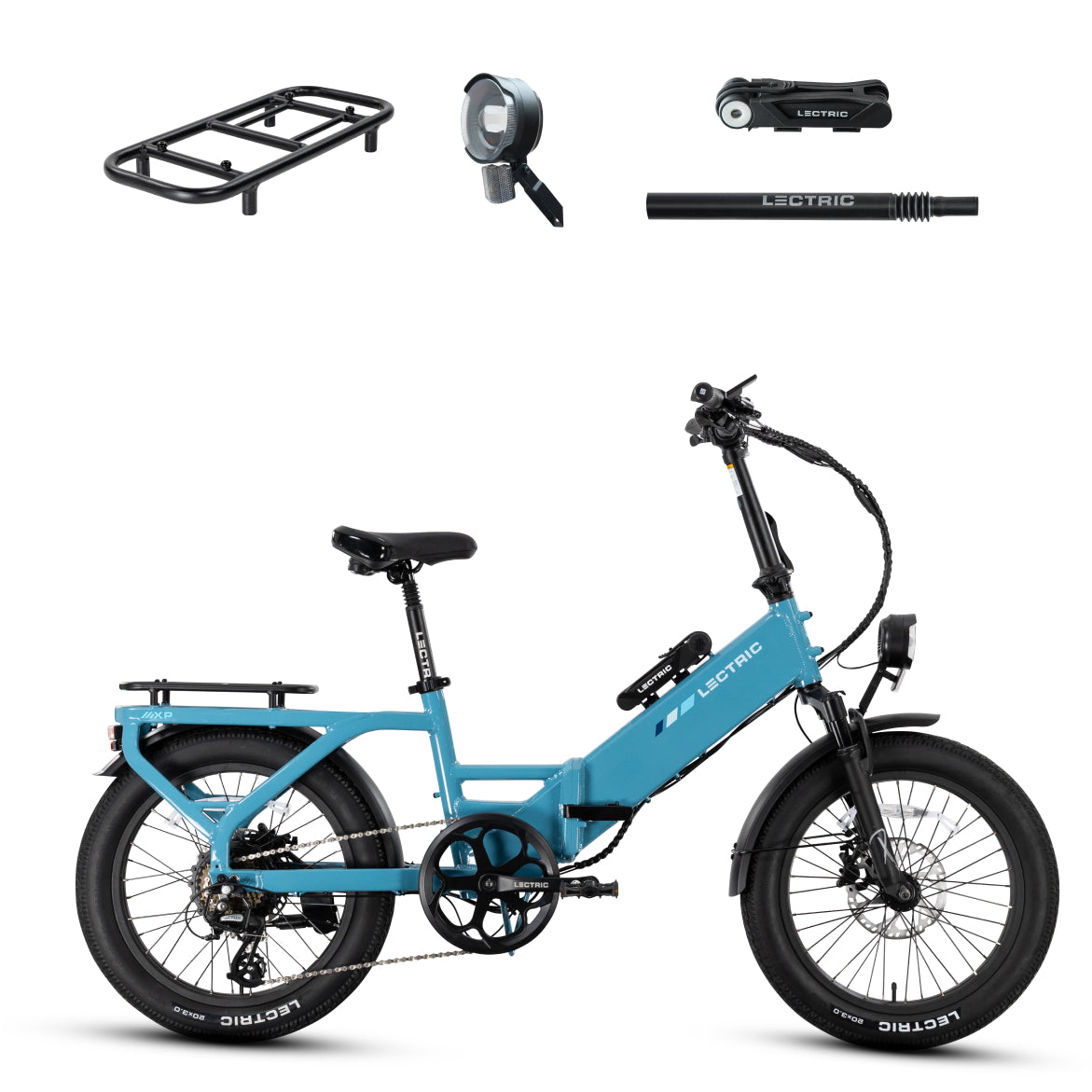 XP4 750 Step-Thru Raindrop Blue - Black Friday Bundle