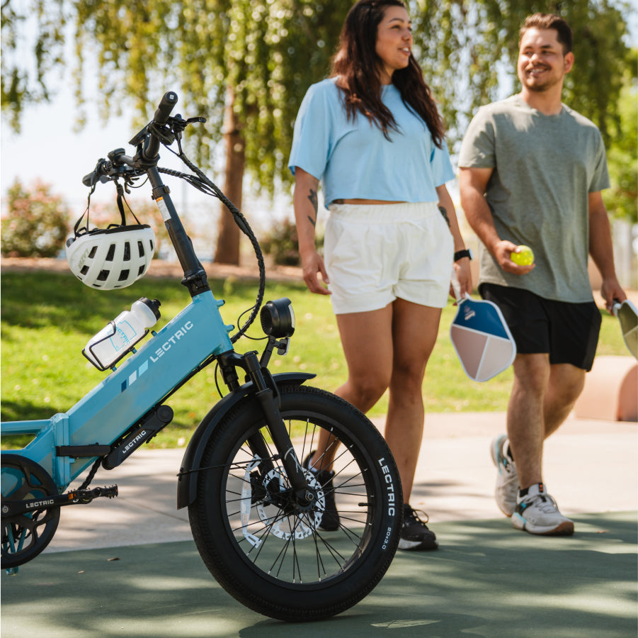 XP4 750w Step-Thru Blue Long-Range Electric Bike