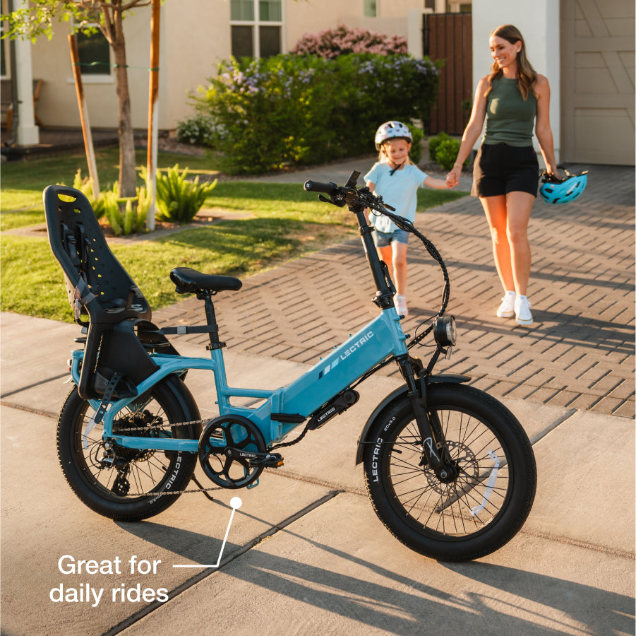 XP4 750w Step-Thru Blue Long-Range Electric Bike