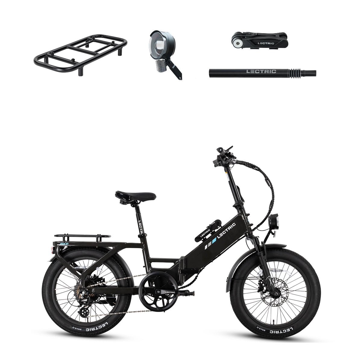 XP4 750 Step-Thru Tempest Grey - Black Friday Bundle