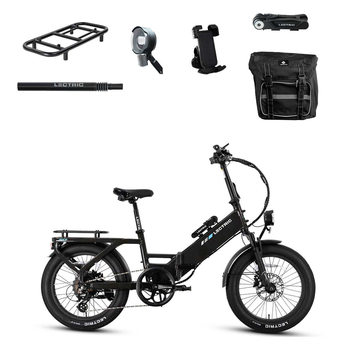 XP4 750 Step-Thru Tempest Grey - Black Friday Bundle