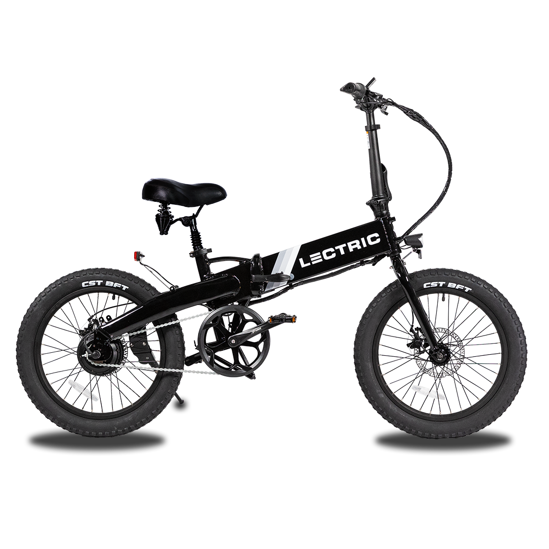 Lectric XP Lite Black eBike with comfort pack