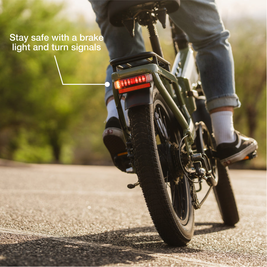 XP4 750w Step-Over Green Long-Range Electric Bike