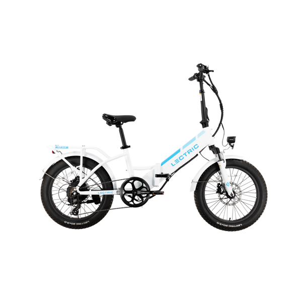 XP 3.0 White Step Thru Electric Bike Lectric eBikes
