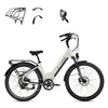 XPress2 Stratus White Cruiser + FREE Rear Rack, Fenders, Elite Headlight ($247 Value)