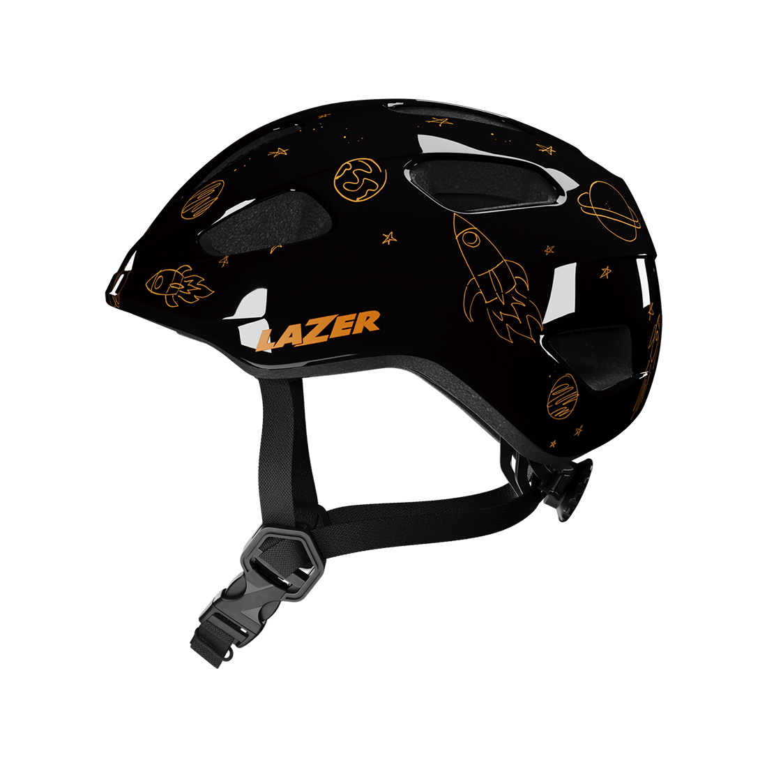 cycling helmet lazer Lazer Nutz KinetiCore Kids' Black eBike Helmet