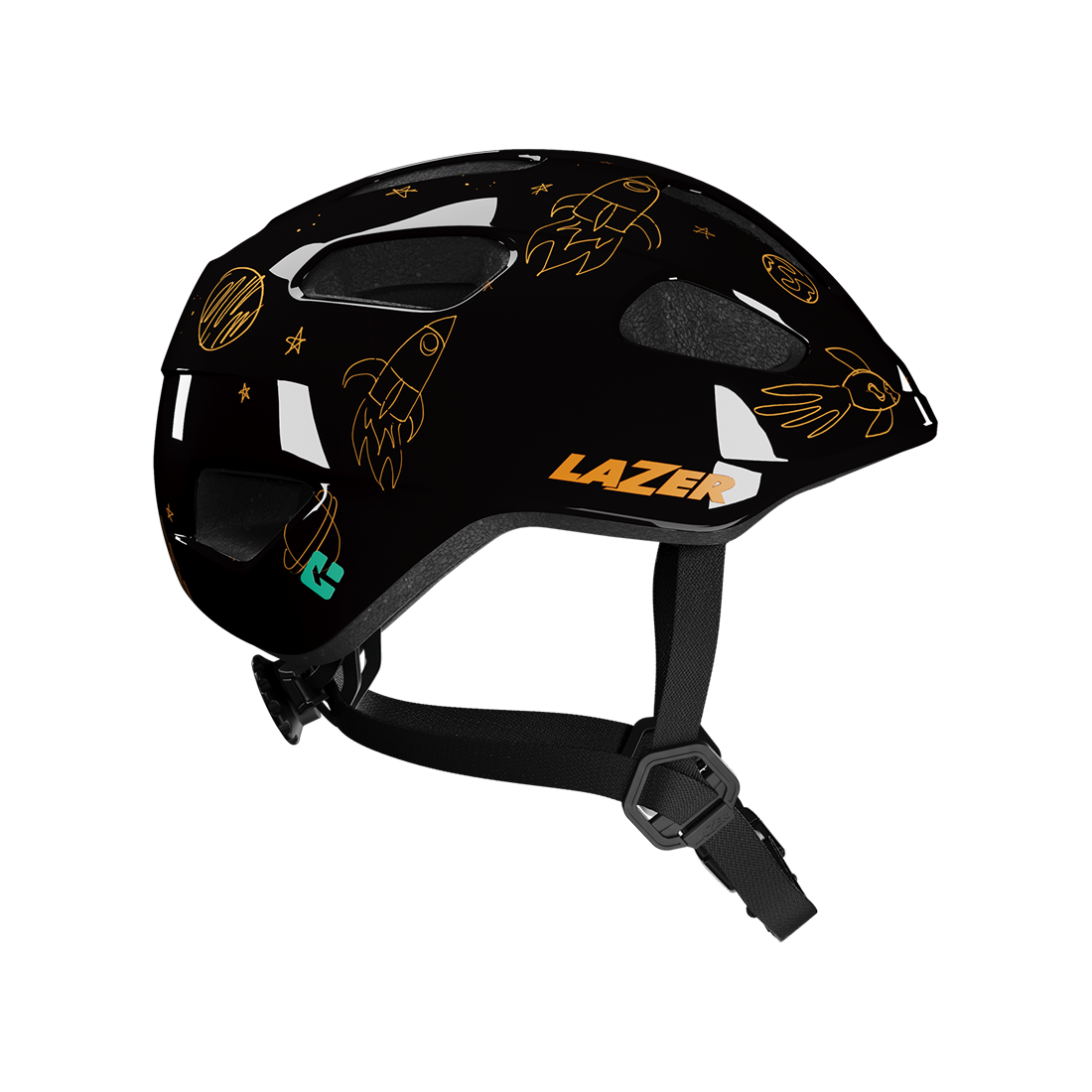 Lazer Pnut KinetiCore 2.0 Toddlers' Helmet - Flying Rocket