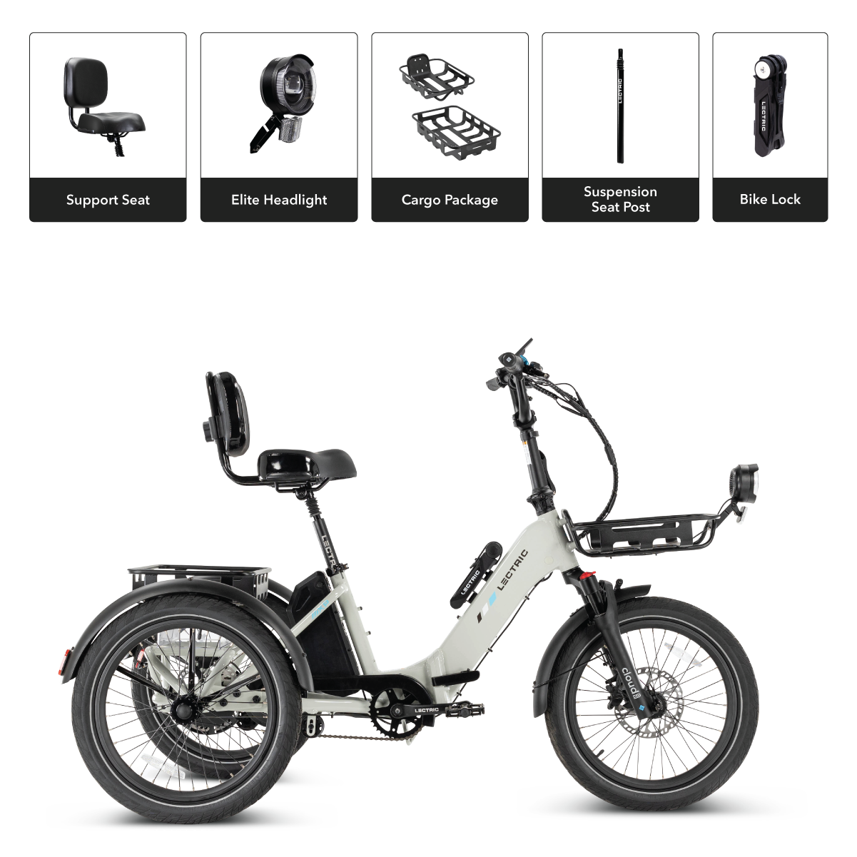 XP Trike2 Stratus White eTrike