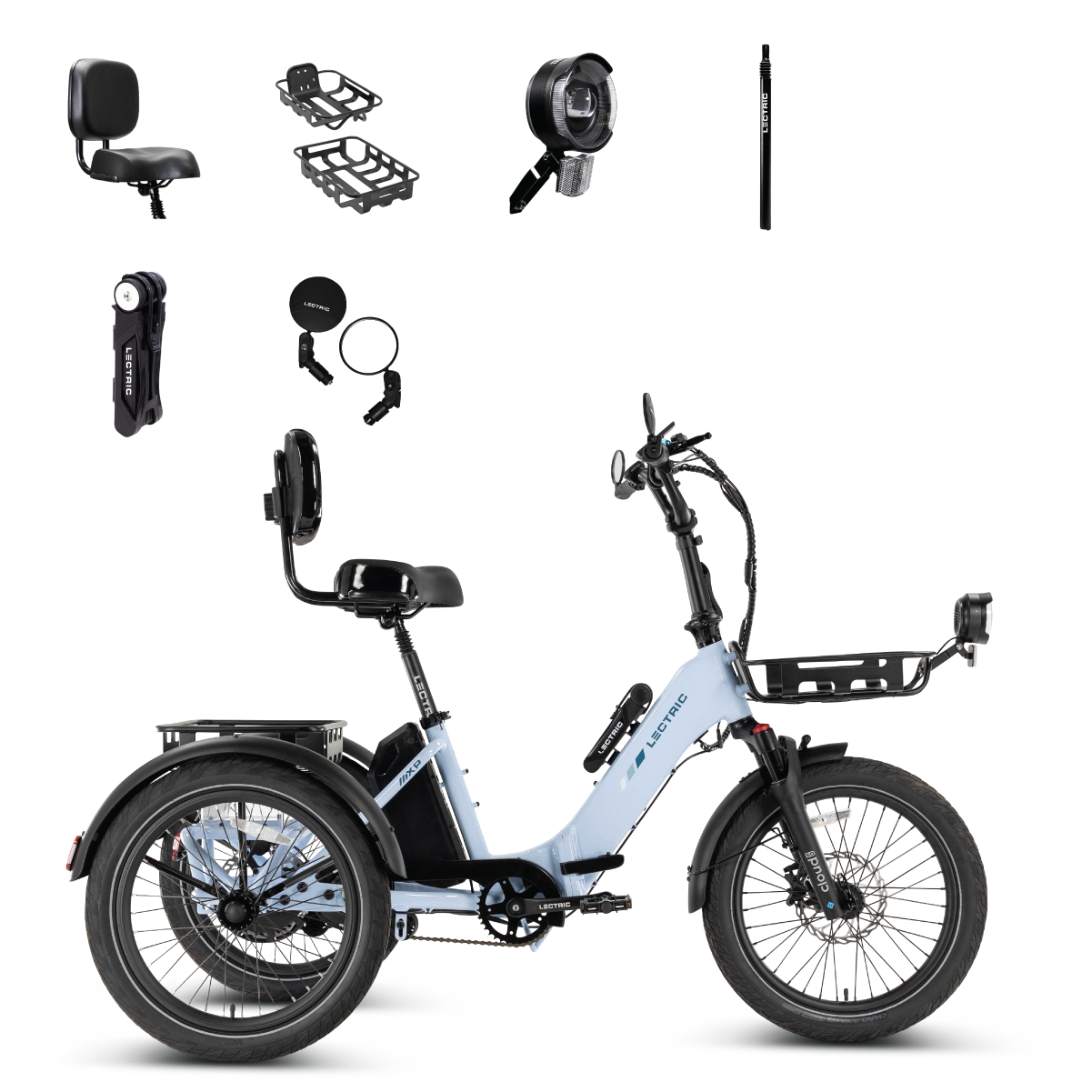 XP Trike2 750 Glacier Blue - Holiday Bundle