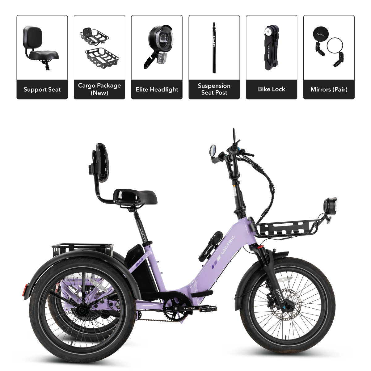 XP Trike2 750 Lavender Haze eTrike
