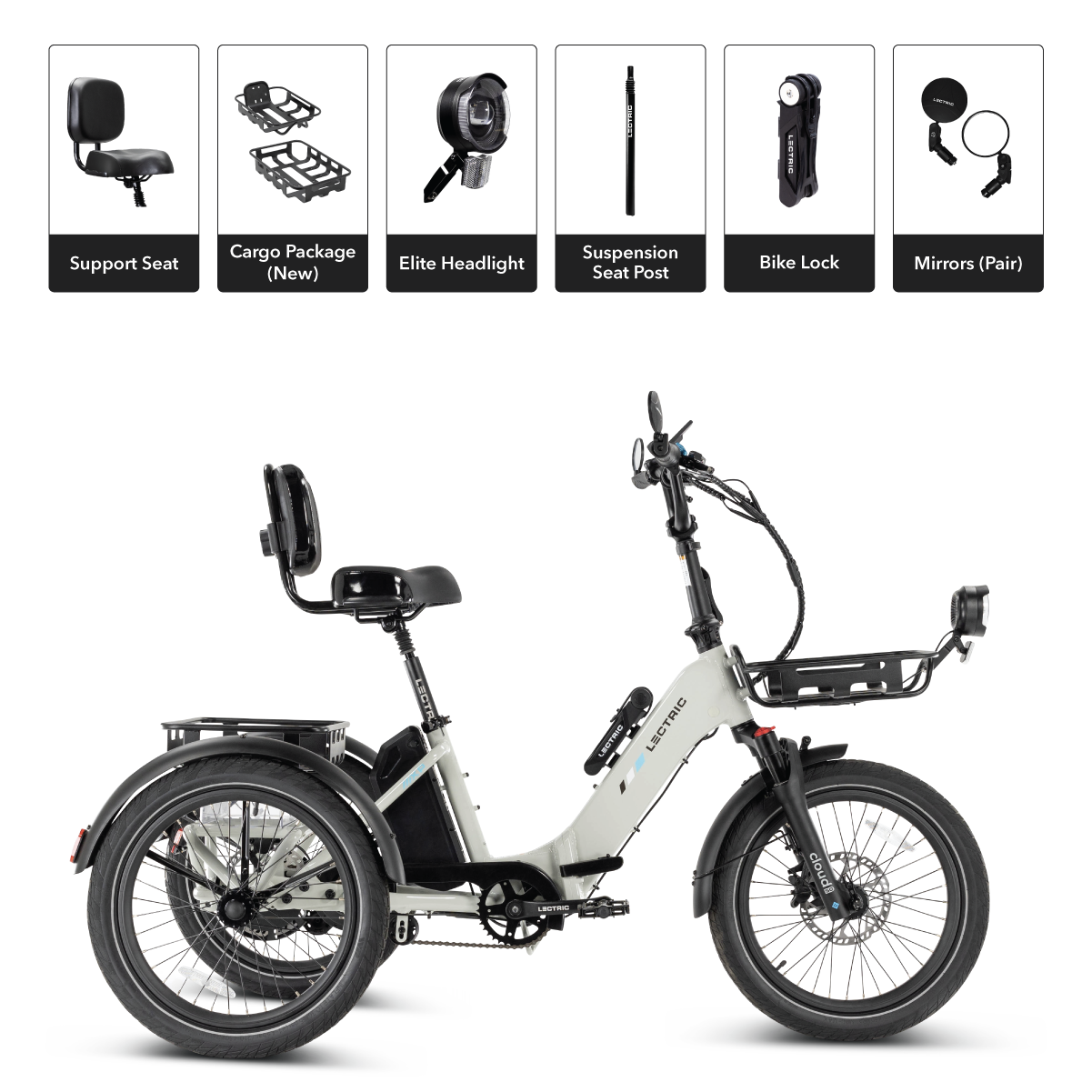XP Trike2 750 Stratus White eTrike