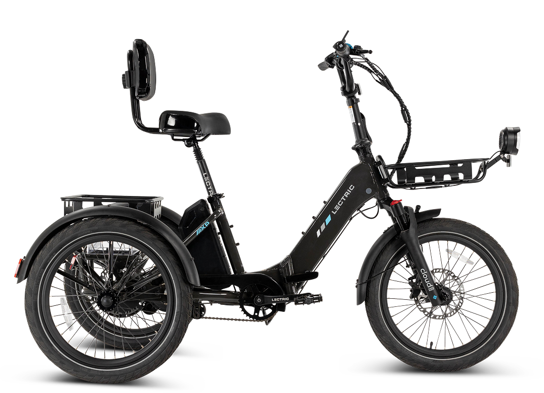 xp step-thru 3.0 black long-range electric bicycle XP4 750 Tempest Grey eBike and added suspension are only a few of the many notable upgrades with this epic utility eBike design XP 3.0 Black eBike