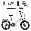 XP4 750 Step-Thru Stratus White + FREE LevelUp Rack, Suspension Seat Post, Elite Headlight, Bike Lock, MYSTERY ITEM: Phone Mount, MYSTERY ITEM: Fast Charger ($514 Value)