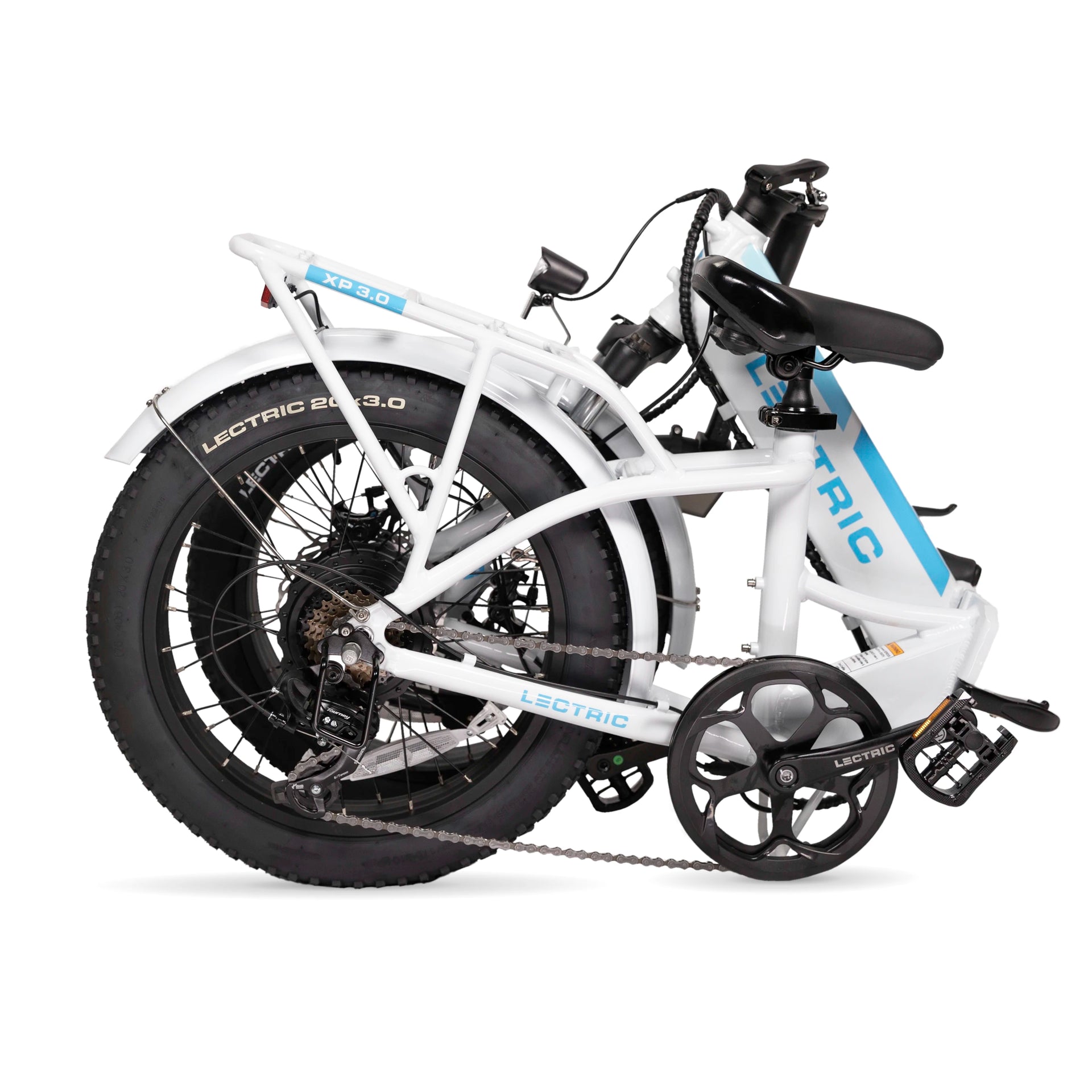 XP 3.0 White Step Thru Electric Bike Lectric eBikes