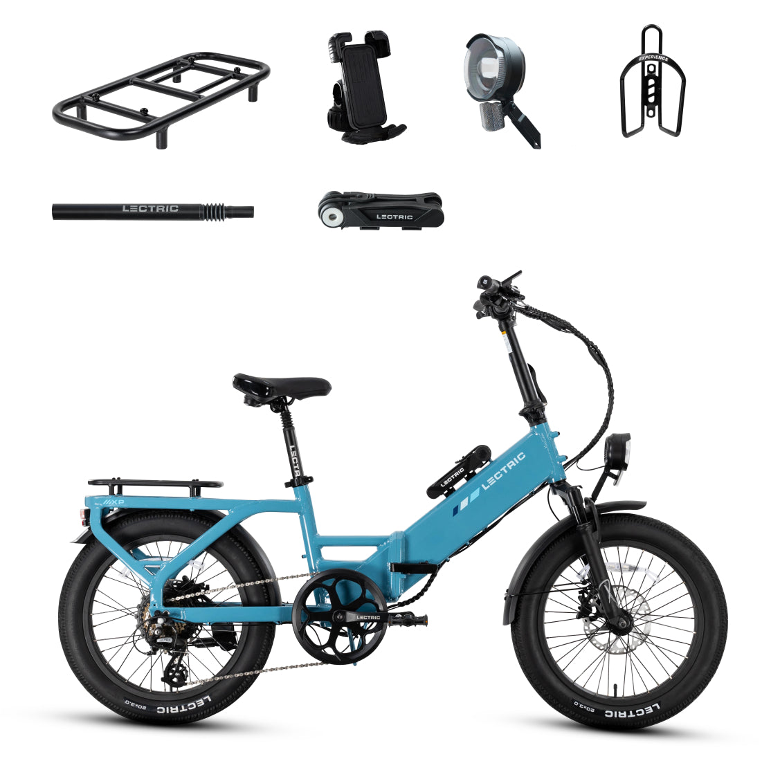 XP4 750 Step-Thru Raindrop Blue - Black Friday Bundle