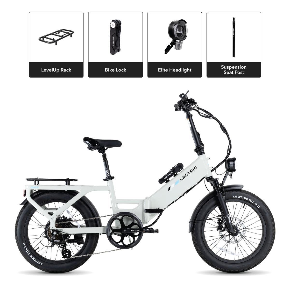 XP4 Step-Thru Stratus White eBike