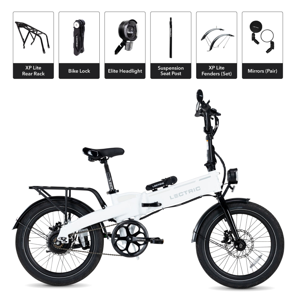 XP Lite2 Arctic White Long-Range eBike