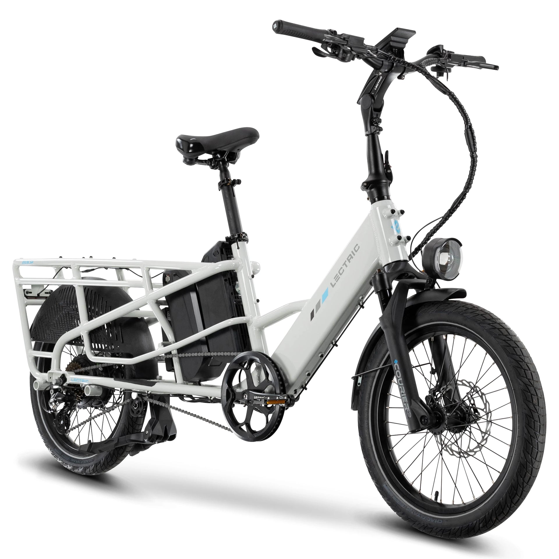 XPedition 2.0 Stratus White Long-Range Dual-Battery eBike