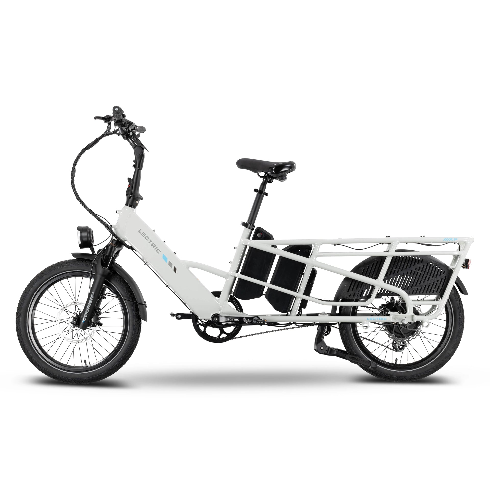 XPedition 2.0 Stratus White Long-Range Dual-Battery eBike