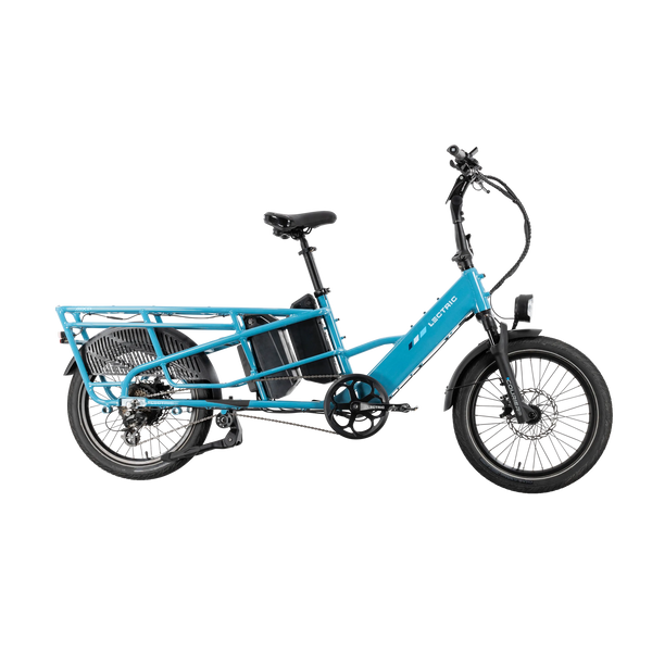 XPedition Raindrop Blue Electric Cargo Bike | Dual Battery | Lectric eBikes XPedition Raindrop Blue Electric Cargo Bike | Dual Battery | Lectric eBikes