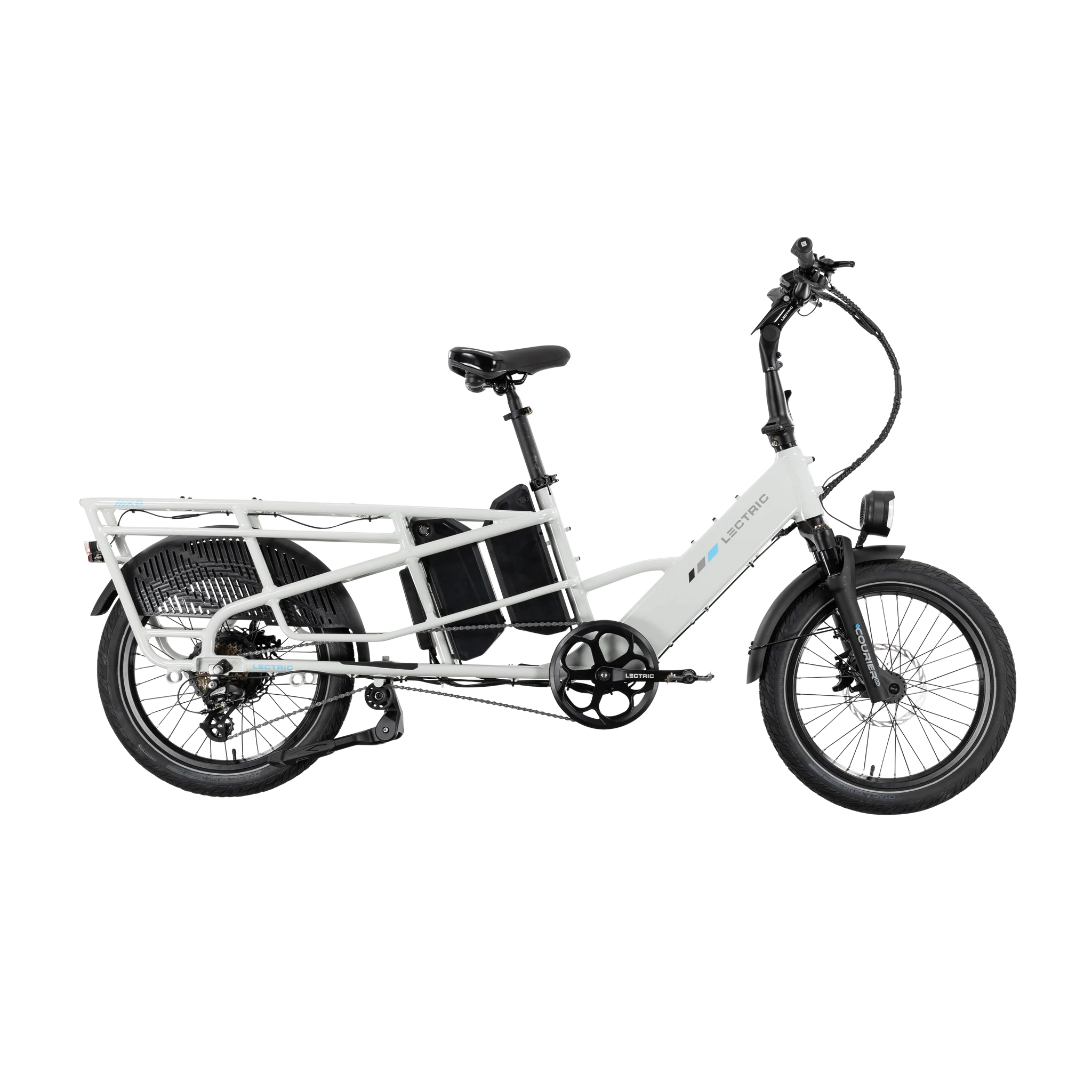 XPedition Stratus White Cargo eBike | Dual Battery