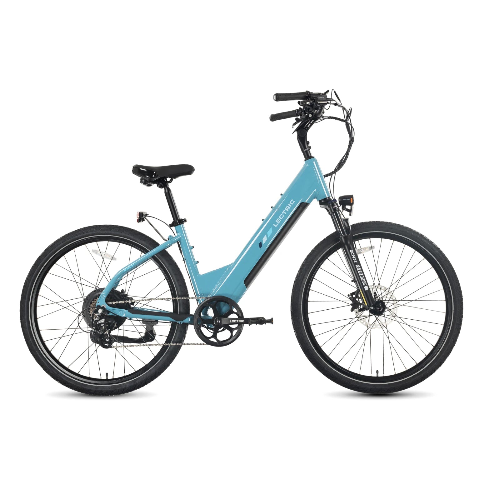 Lectric XPress2 Cruiser eBike in Raindrop Blue