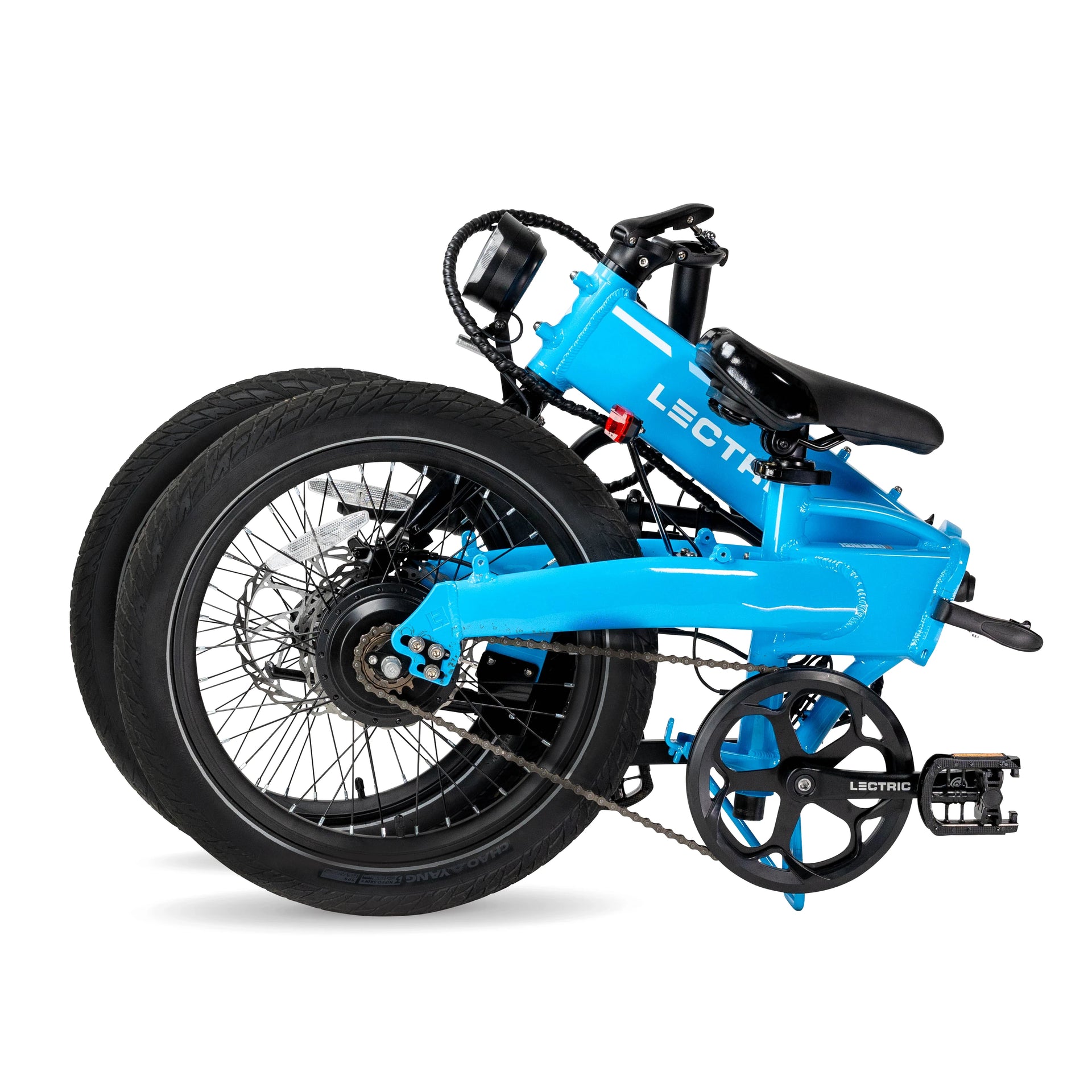 lectric xp folding electric bicycle XP Lite2 Lectric Blue Long-Range eBike